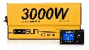 MEXXSUN 3000W Multi  MEX-TC Tam Sinüs İnverter  + RedresörUPS + ATS 12 Volt Ekranlı