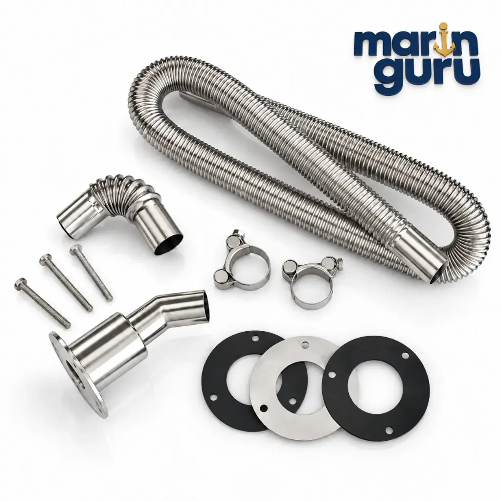Wekstrom Germany Krom Egzoz Çıkışı 45°