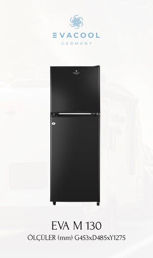 [KG-EVA-138-SYH] EVACOOL 138 Siyah 12/24 V Buzdolabı