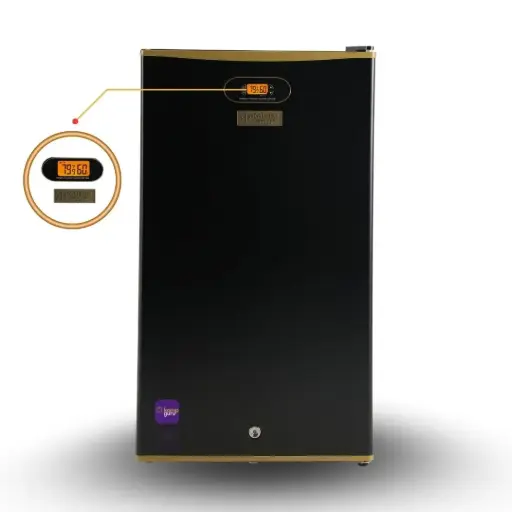 [KG-CIFT-KZR-95-SYH] Kaizer Germany Çift Sistem 95 Litre Rose Gold 12 / 24 / 220 Volt Dijital Göstergeli Buzdolabı