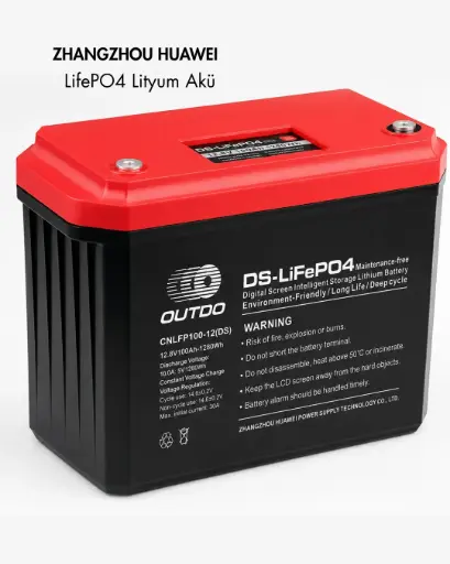 OUTDO 12 VOLT 100 AMPER LİTYUM AKÜ (Huawei LİTHİUM Battery) 