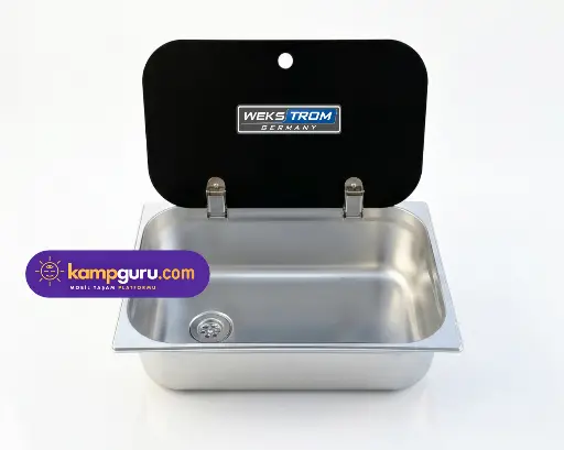 Wekstrom Marin Krom Eviye kapaklı 32x53 cm Büyük