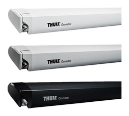 [TH302160] Thule Omnistor 6300 Beyaz Kasa Tente (4 × 2,5 mt / Çizgili Gri Kumaş)